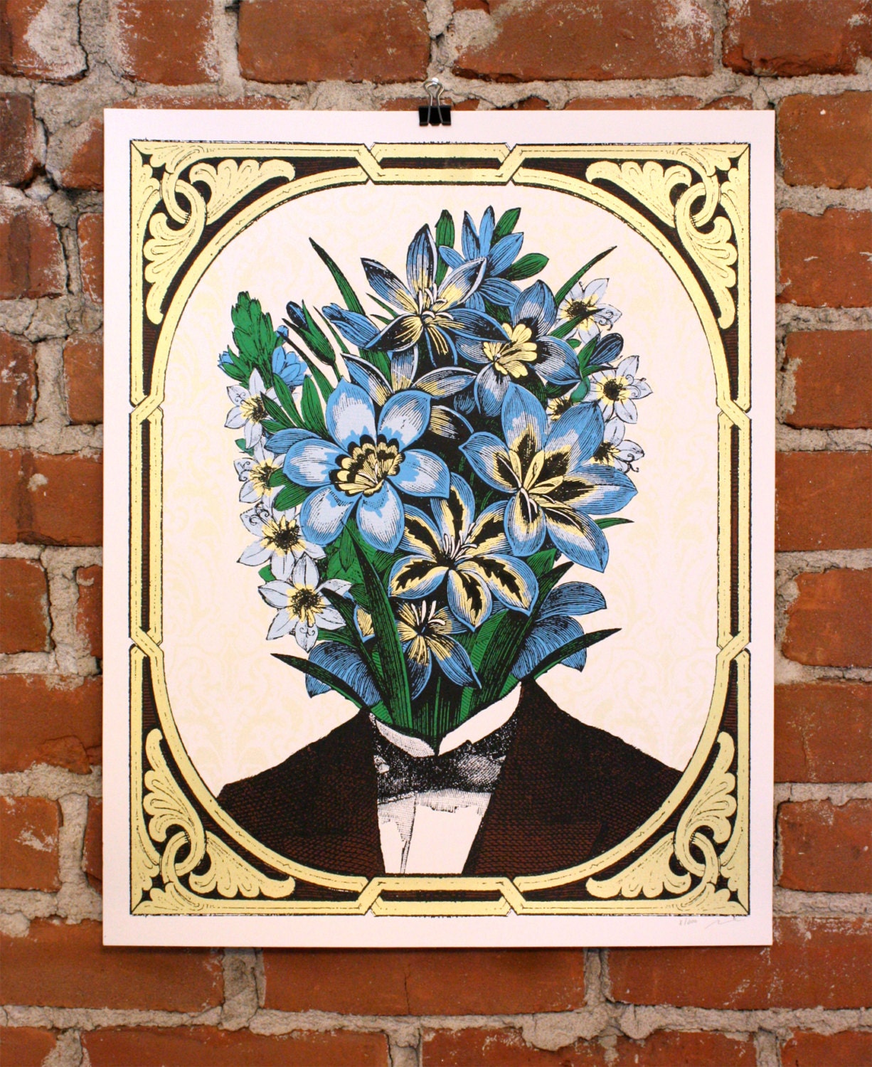The Duke of Iris- Hand-Printed Art Print