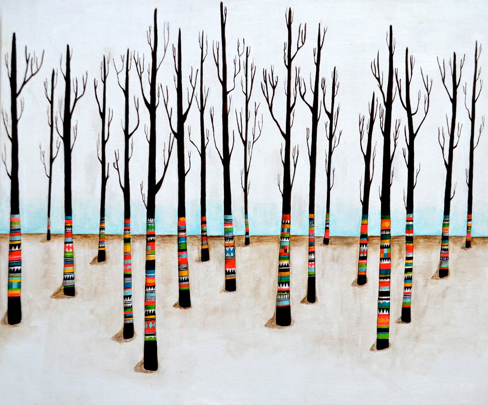 Folk Forest Archival Print - Large size