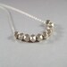 Gold Vermeil Necklace, Vermeil Nugget Necklace, Mixed Metal Jewelry, Faceted Nugget, Sterling Silver Chain
