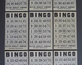 9 Vintage Bingo Cards