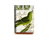 Green Bird - Notebook Spiral Bound - 4 x 6