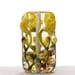 Lampwork Bead Glass Handmade Yellow Flowers Floral Focal