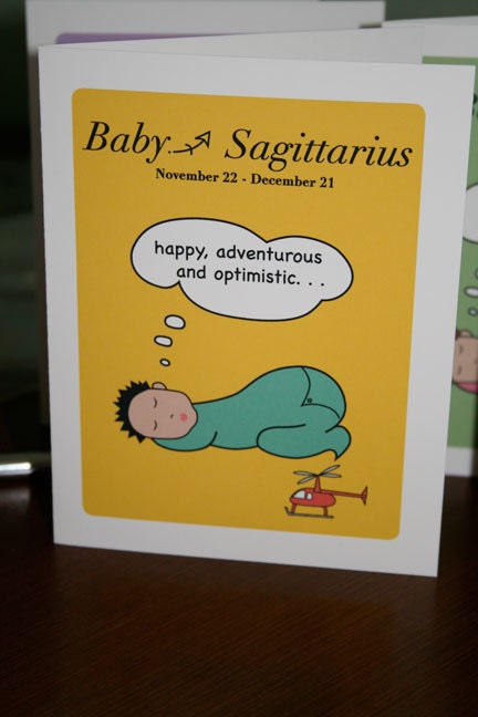 Baby Boy Sagittarius Shower Gift Card