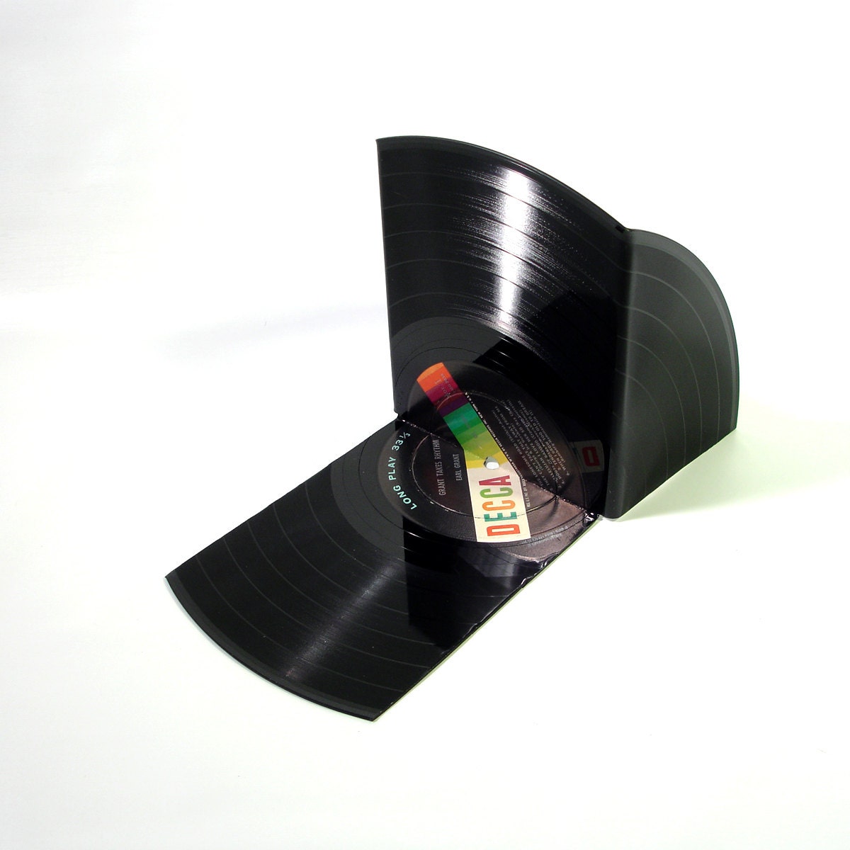 Earl Grant, Grant Takes Rhythm album - Recycled Record Bookend