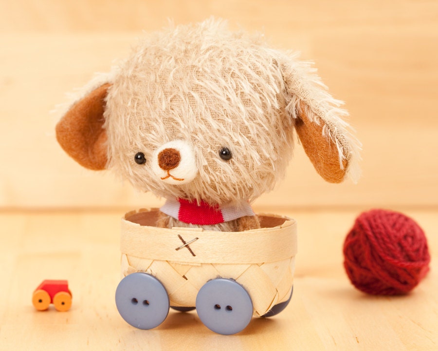 Puppy plushie -  made to order - Pipo