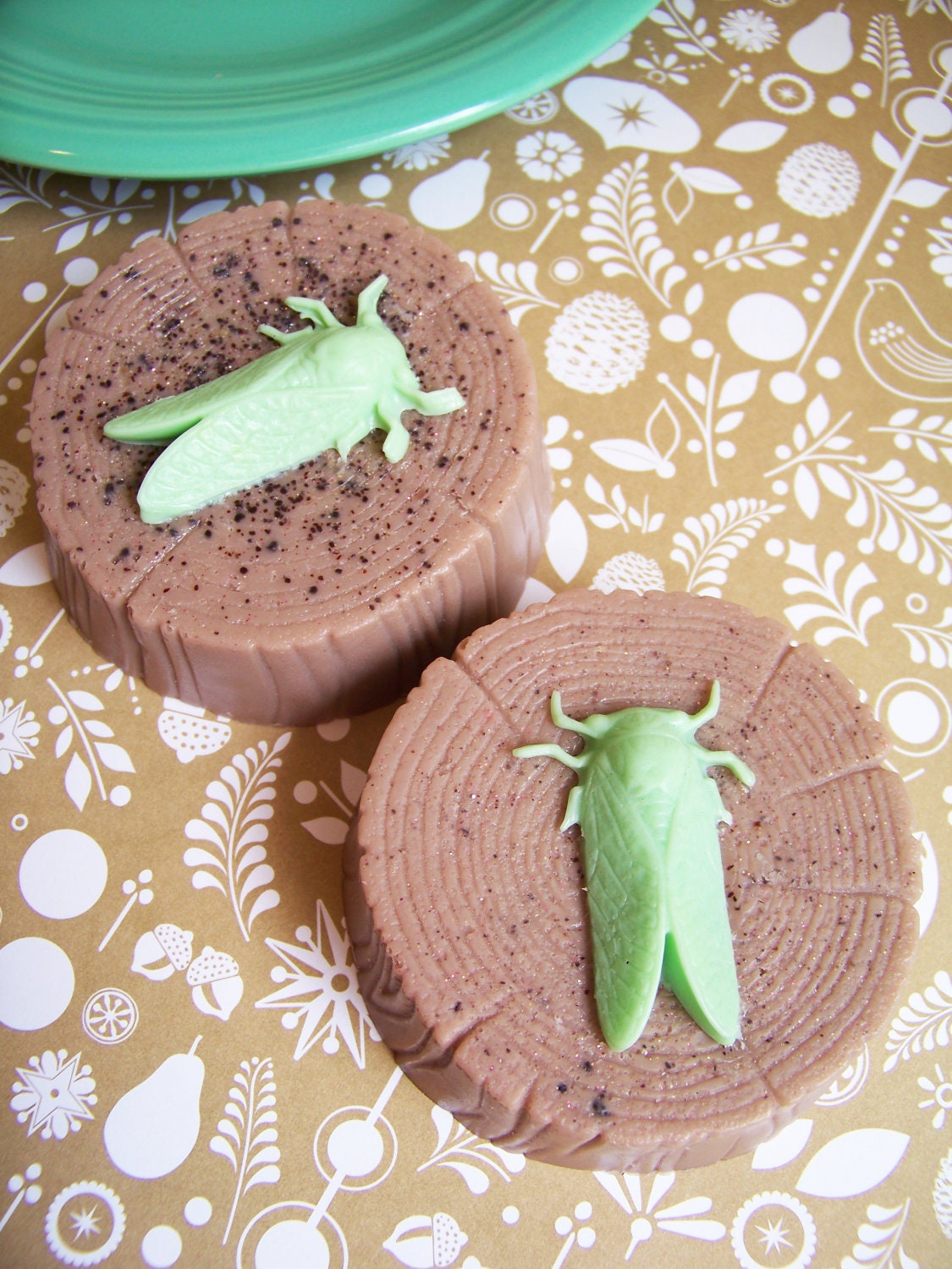 Cicada Bug Tree Stump Soap
