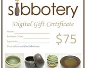 Gift Certificate 75