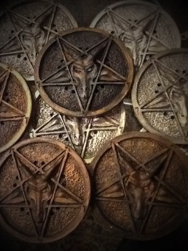 Baphomet Costume Component Medallions