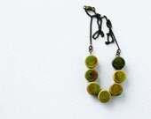 Earthy geometry necklace