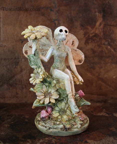 ON SALE - Sunflower Lady of the Dead - Calavera - Edgewood Forest Day of the Dead