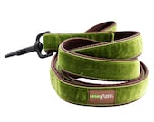 Velvet Dog Leash - 4' or 5' - 14 colors to choose from