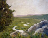 Beatty Gap, 16x20 original acrylic painting on canvas