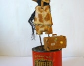 Military Travelin' Crow - - Free USA Shipping