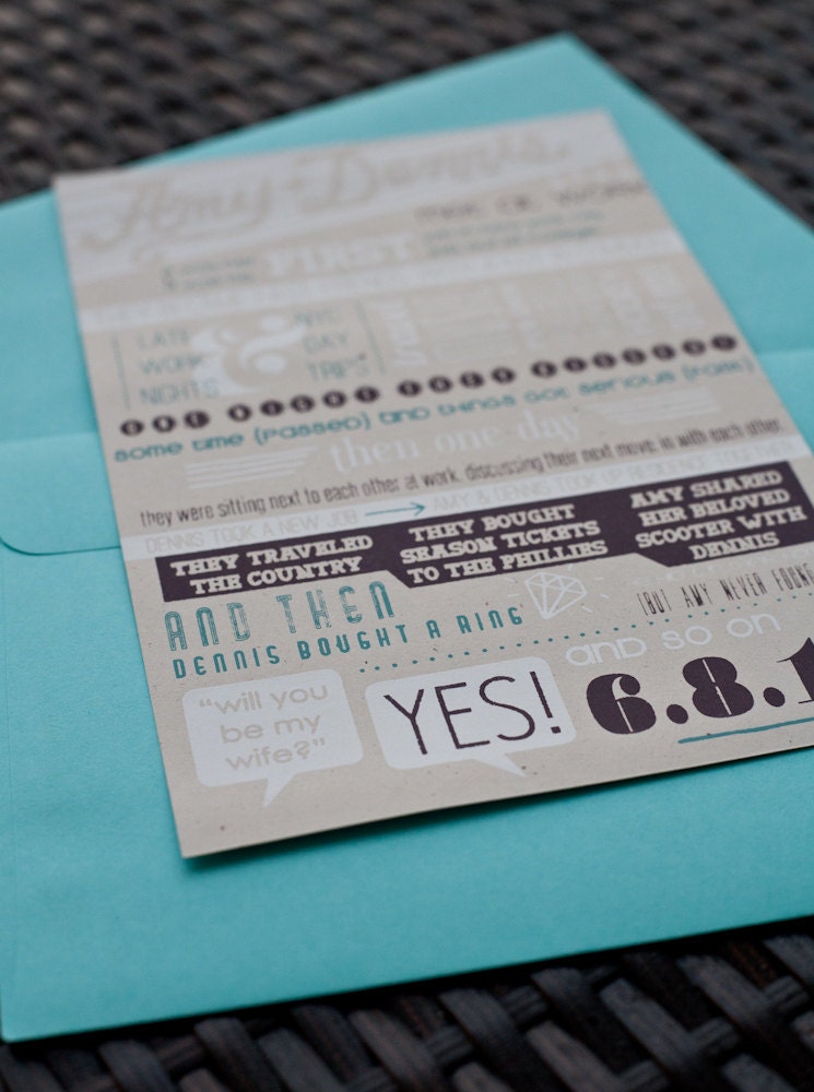 custom invitations for wedding or event