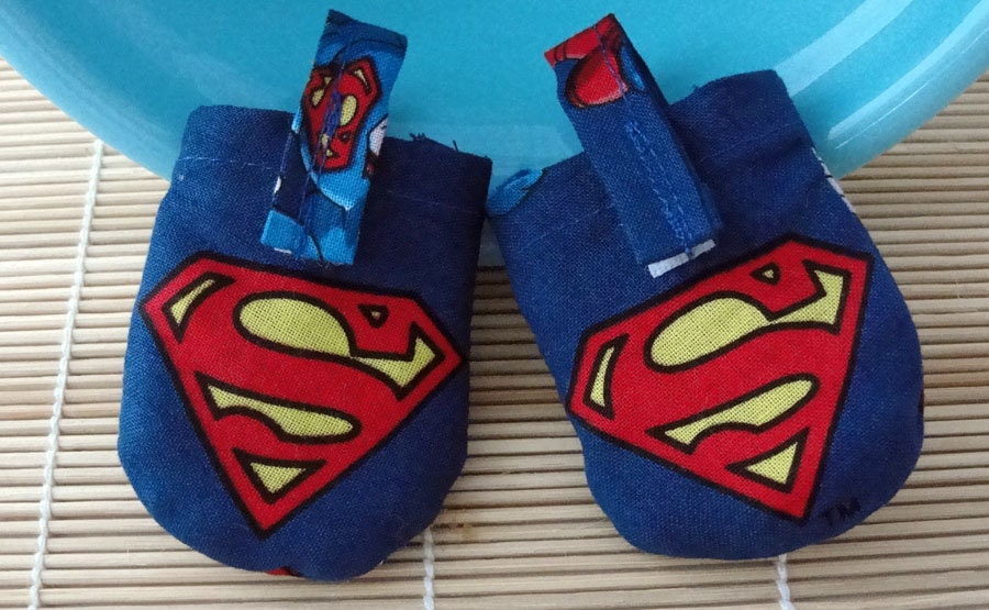 Superman Hush Puppy Dog Tag Covers