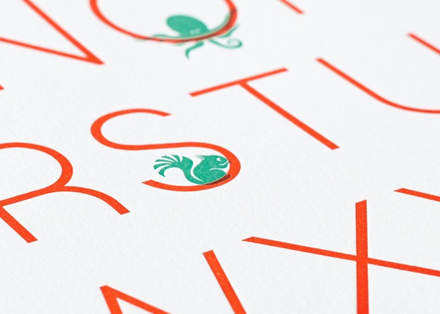 Animal ABC Art Print