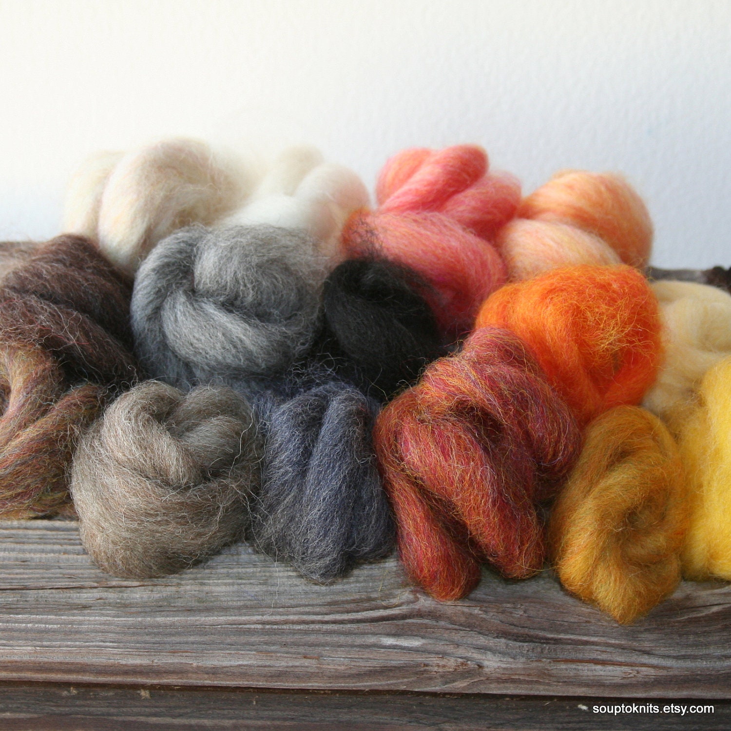 Roving one ounce fun pack for fiber artists