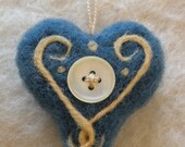 Needle felted heart...