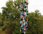 Somewhere Over The Rainbow, Stained Glass, Kaleidoscope, Colored Glass, Wind Chimes, SunCatcher, OOAK,