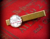 Wrigley Field Map Tie Clip