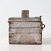 Vintage Silver Tool Tote