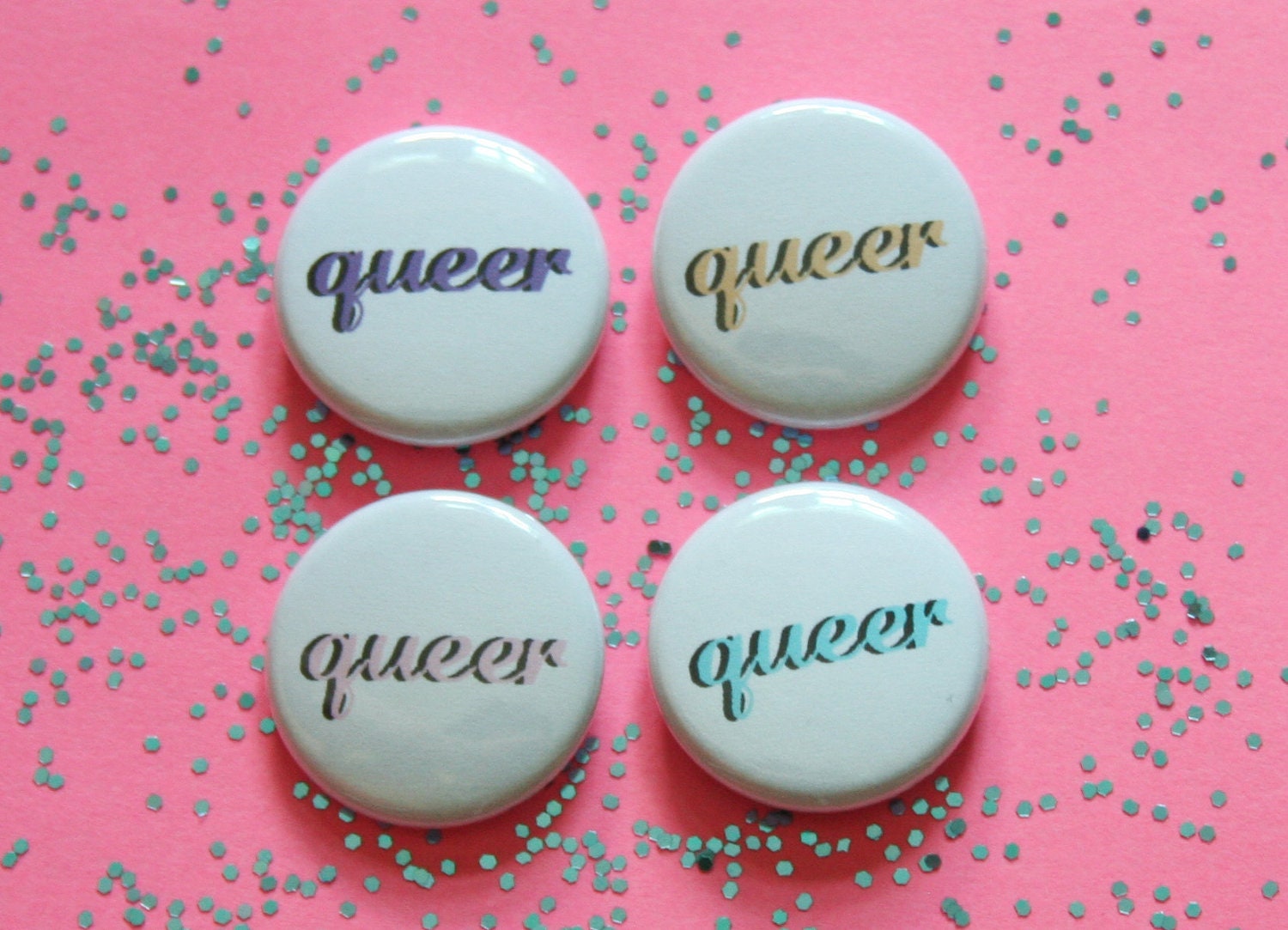 Queer Button Choose Color(s)