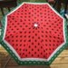 LAST ONE Watermelon and Lace Umbrella