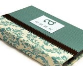 Kindle Fire,Fire HD Case, Nexus 7 Cover, Nook Tablet, Hardcover Small Tablet Case Stand, Personalized, Aqua Damask