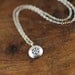 Tiny Silver Snowflake Necklace
