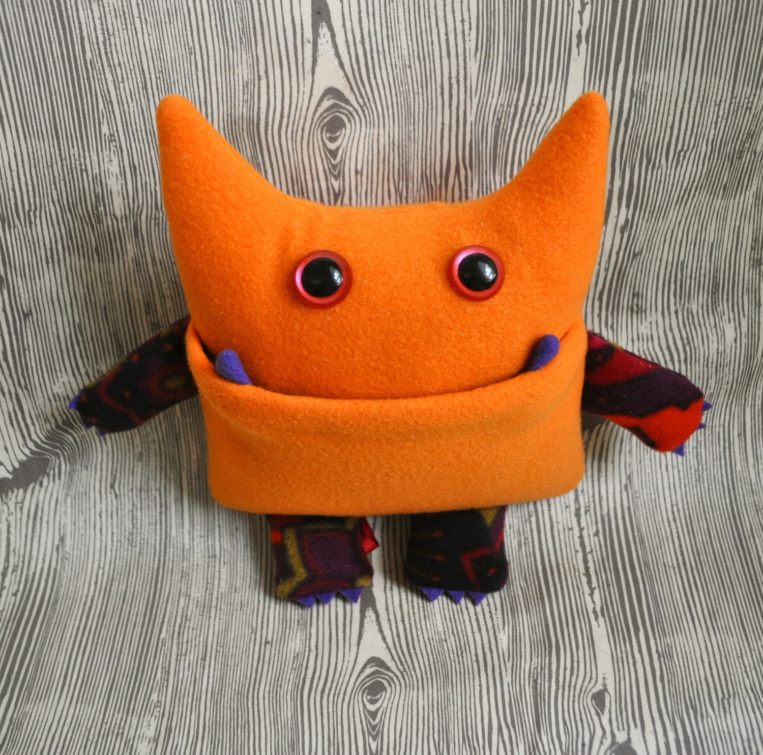 Wibbly Woo - a stuffed plush pocket monster in orange