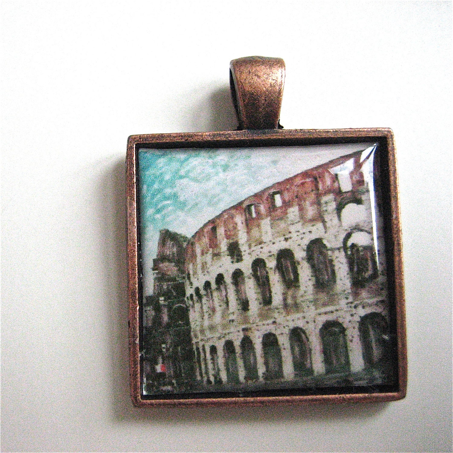 Roman Pendant - Colosseum Pendant - Italian Pendant