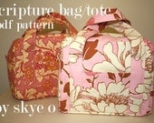 PATTERN scripture bag/tote pdf pattern