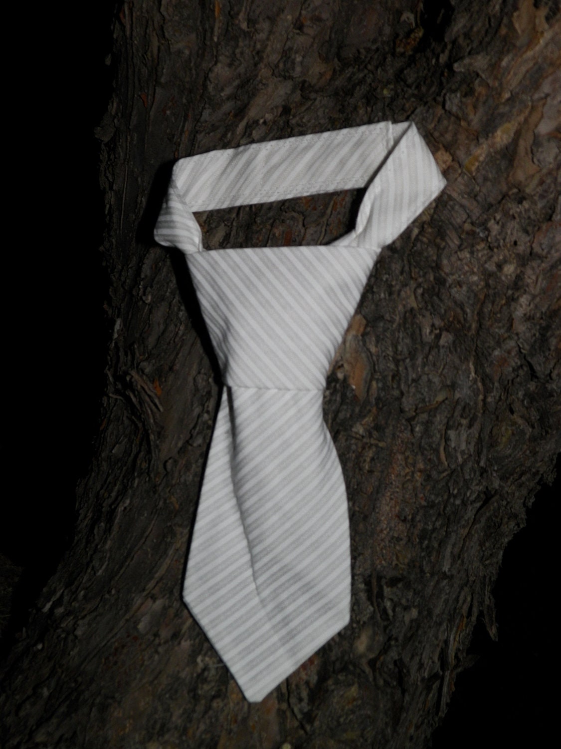 Infant baby Boy Necktie White Tie Christenting baby blessing tie