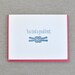 Letterpress 'You tied a good knot' Wedding Congratulations or Anniversary Card and Envelope