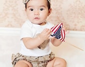 Rufled Diaper Cover, Ruffle Bloomers, Marine, Military, Hunter, Camo, Children Clothing, sizes 0-24 Months