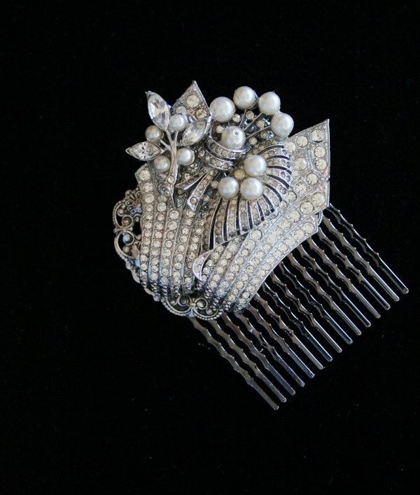 Wedding Hair Comb, Bridal Hair Accessories, Vintage Wedding Hair Comb, Hair Comb, Bridal Comb