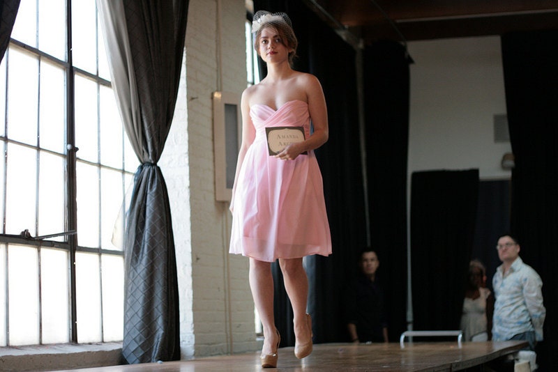 SAMPLE SALE 50% Off: Cotton Candy Dress, Pink, Size Small Ready-to-Ship