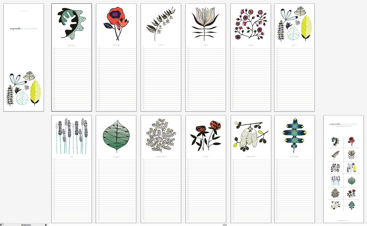 2013 Birthday Calendar