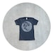 Mens t shirt - fathers day / gift for dad - full moon screenprint on heather black - men tshirt - summer fashion - My Moon, My Man