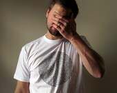 Eco Mens T shirt  - S/M/L/XL American Apparel organic mens tshirt : summer fashion, clothing gift for him, earth day
