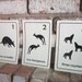 Counting Animals 123 Flash cards