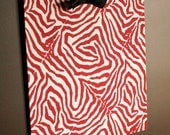 Fabric Bulletin Board (20x20) in Pink Zebra Fabric