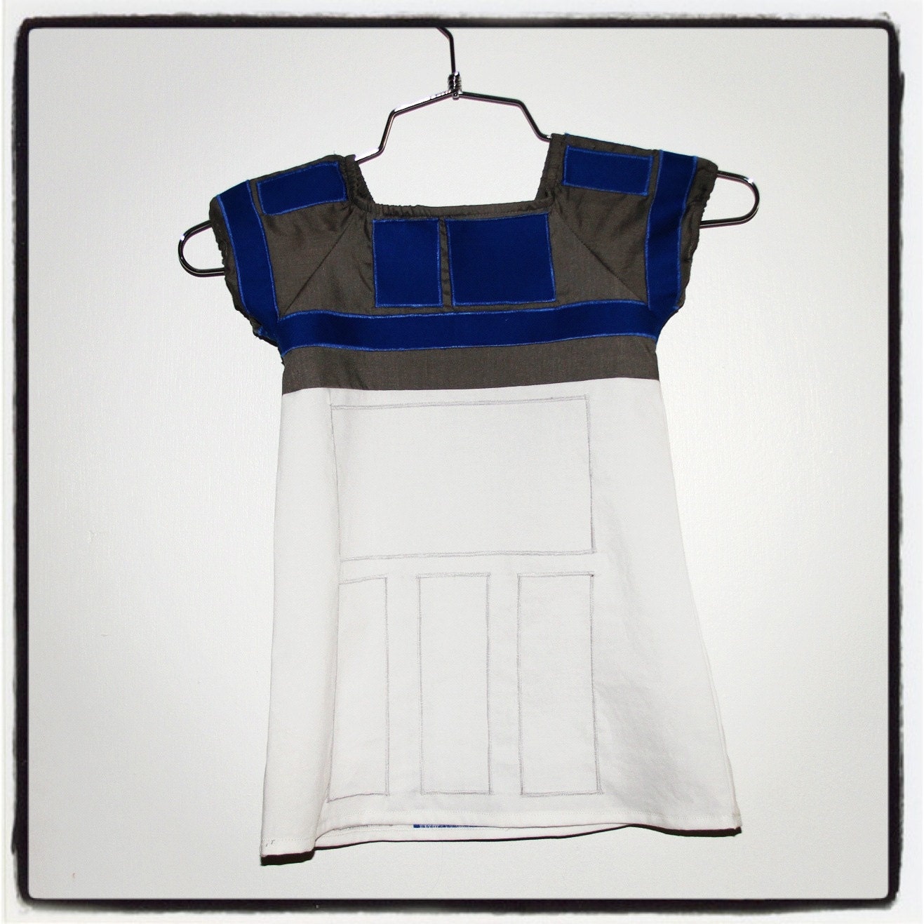 Custom Star Wars R2D2 inspired TODDLER DRESS made to order