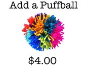 Add a Large Puffball to your Beanie