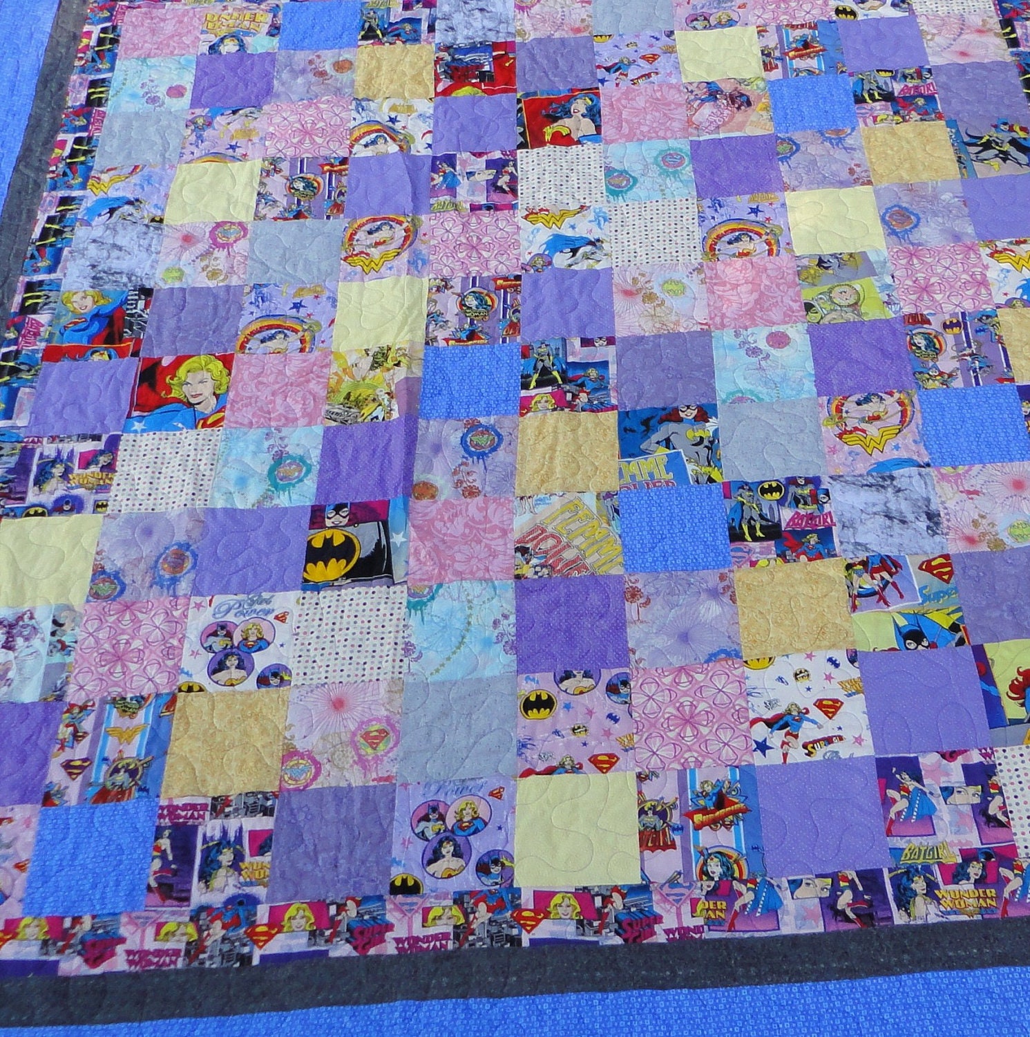 Full size super girl quilt