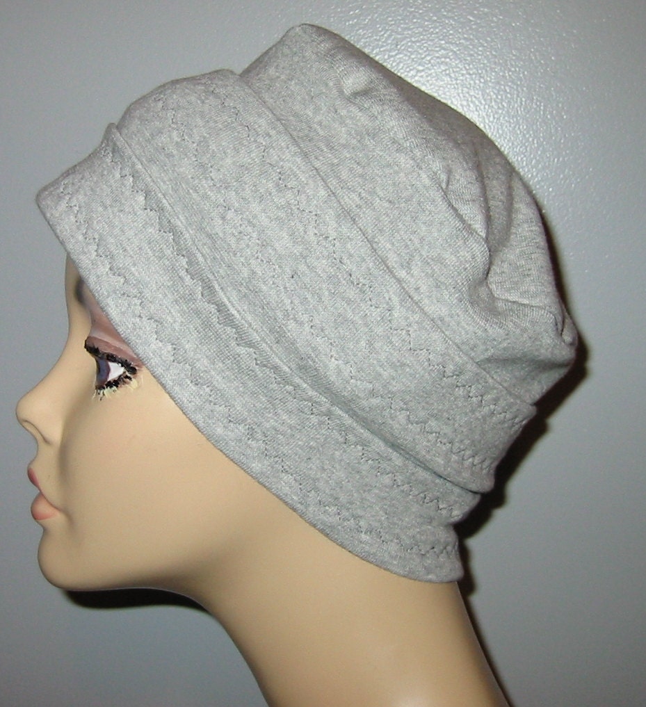 Gray Knit Hat