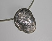 Precious metal clay Cameo pendant