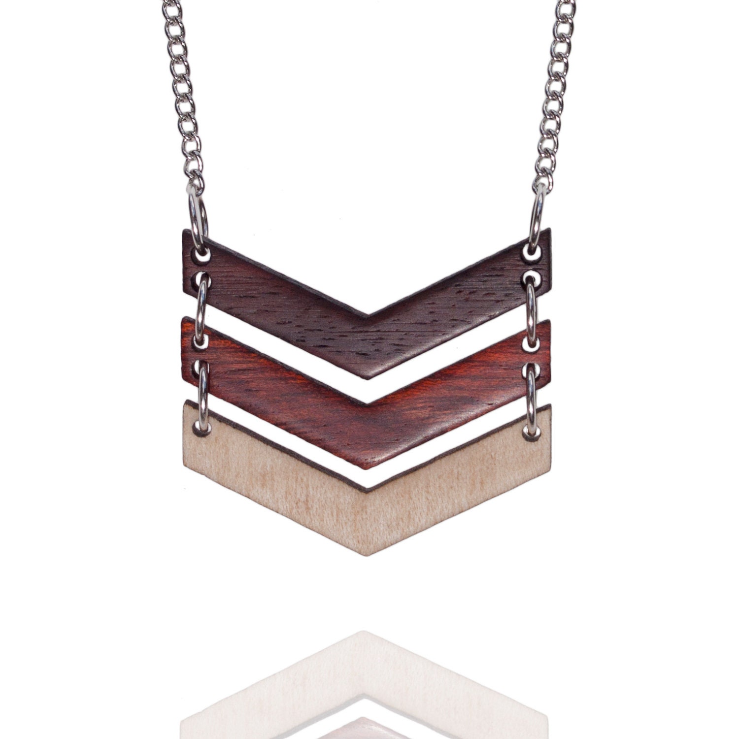 Triple Chevron Marina Necklace
