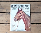 Vintage Children's Learn to Paint Horses Art Book / How To, Art Book, Art Instruction