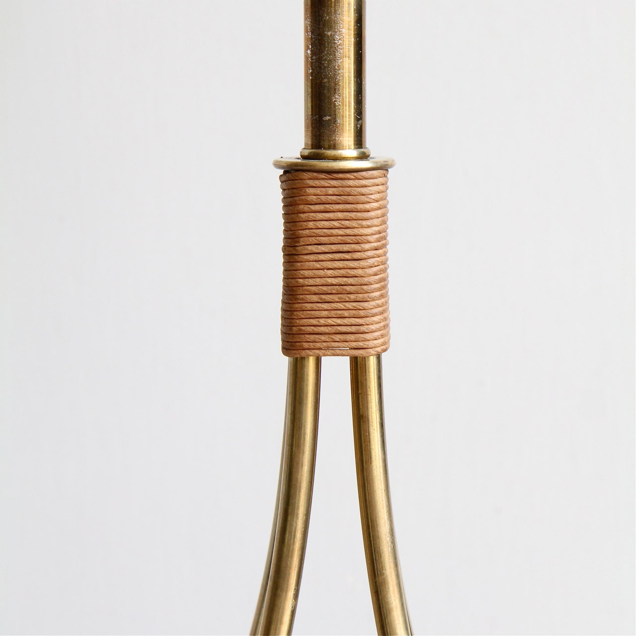 Vintage  Mid Century Modern  Brass Lamp